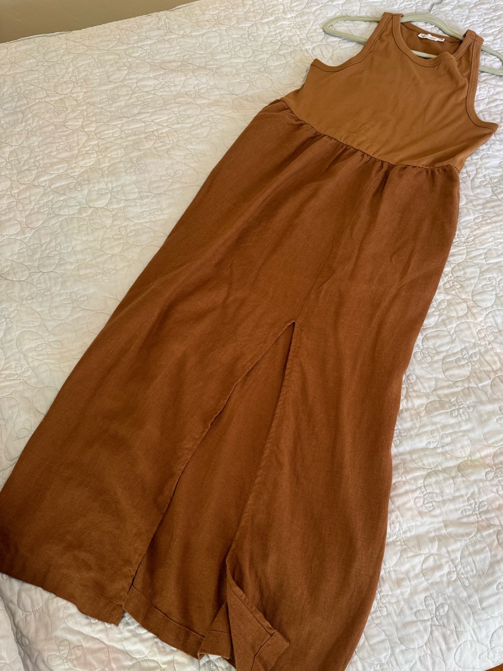 Carve Designs Lark Linen Dress XL Rum Maxi Dress New Never Worn $98 Retail